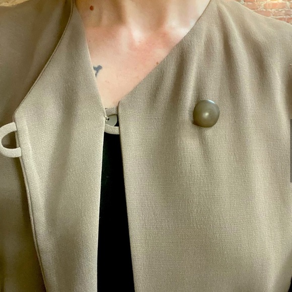 30-50% OFF BUNDLES! MAXMARA SPRING DUSTER TRENCH COAT BLAZER MAXI SUIT JACKET - Picture 7 of 16